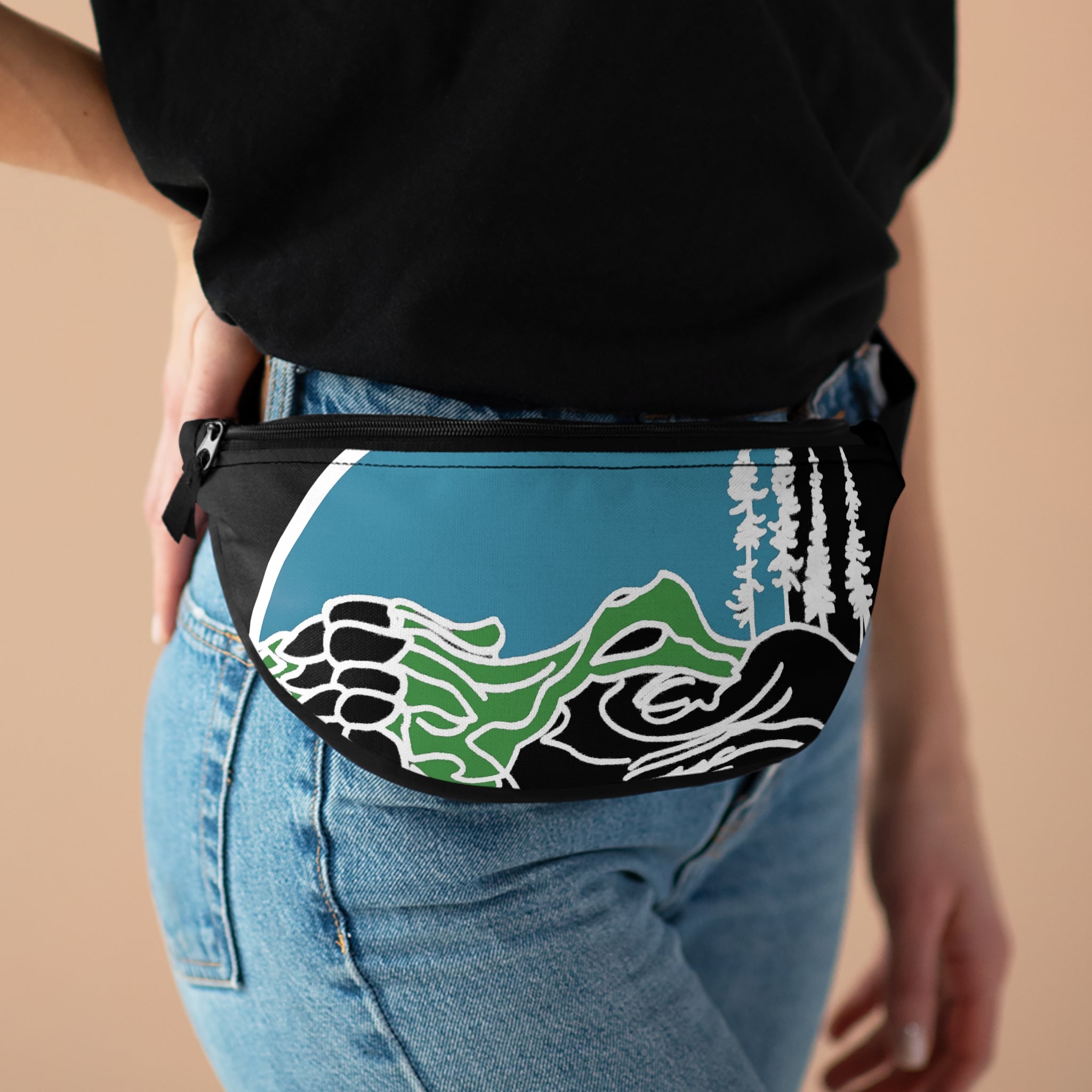 VINTAGE SKULLSCAPE - Fanny Pack