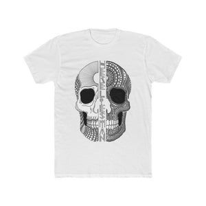 SPLIT SKULL - Men's Cotton Crew Tee - AUS