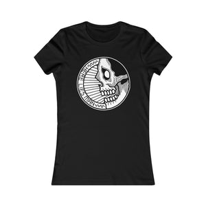 CIRCLE SKULL (Black and White) - Women's Favorite Tee - EU