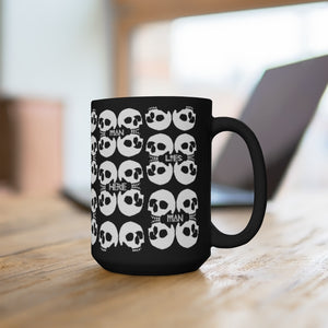 4 SKULLS - Black Mug 15oz (new) - USA