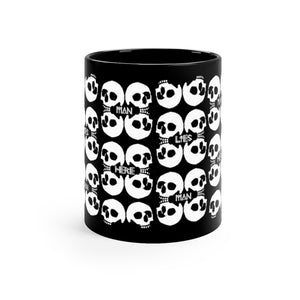 4 SKULLS - 11oz Black Mug (new) - USA