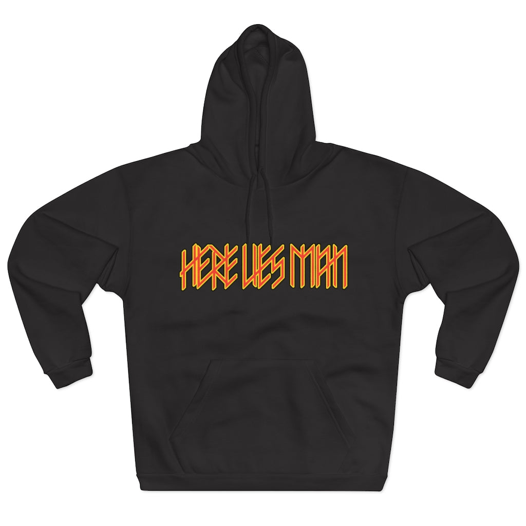 DEVIL MASK (Red and Yellow) - Unisex Pullover Hoodie - EU