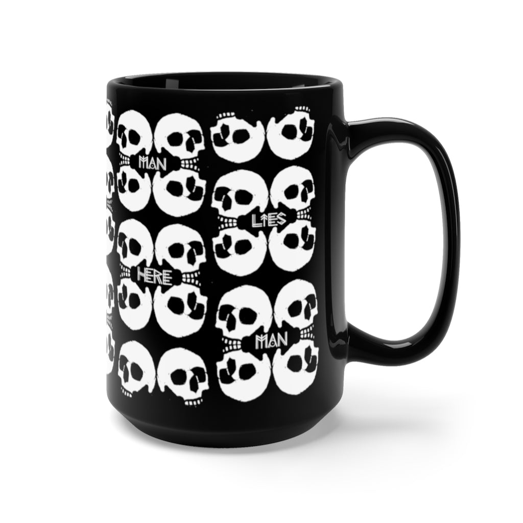 4 SKULLS - Black Mug 15oz (new) - USA