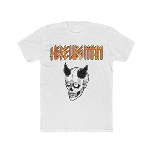 DEVIL MASK (Red and Yellow Lettering) - Men's Cotton Crew Tee - AUS