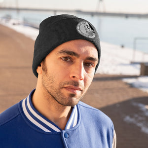 CIRCLE SKULL - Knit Beanie - USA