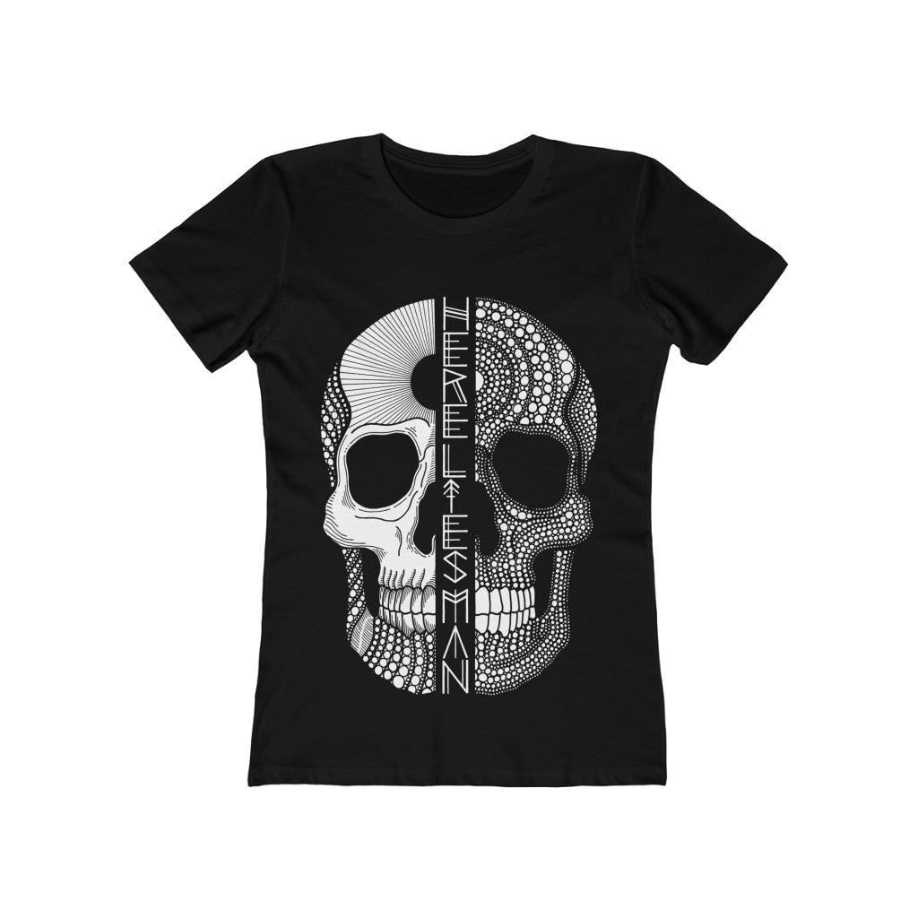 SPLIT SKULL - Women's The Boyfriend Tee - AUS